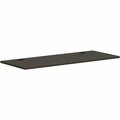 The Hon Co Worksurface, Rectangle, 60inx24in, Slate Teak HONPLRW6024LS1